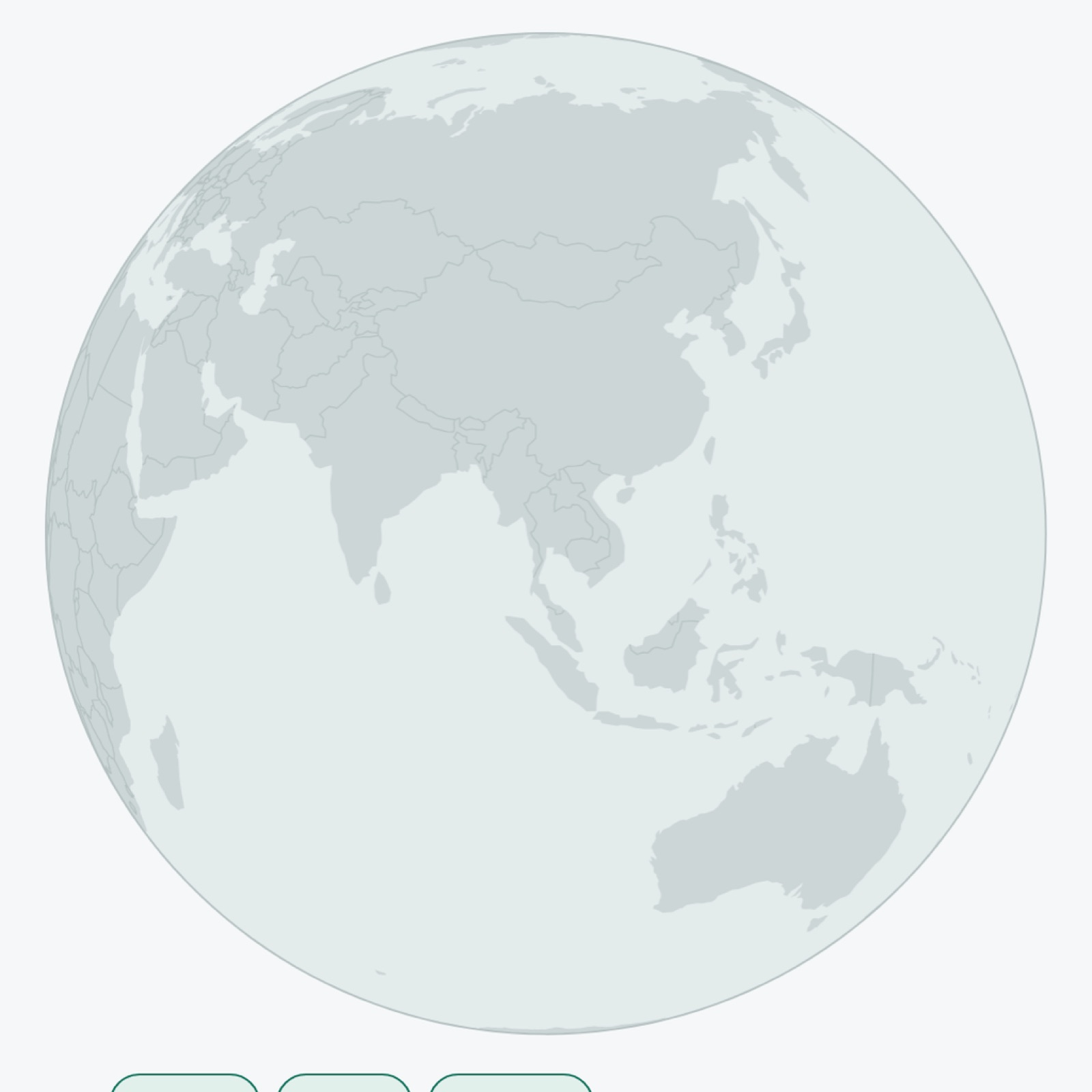 The Vitals World globe, before the ward opened